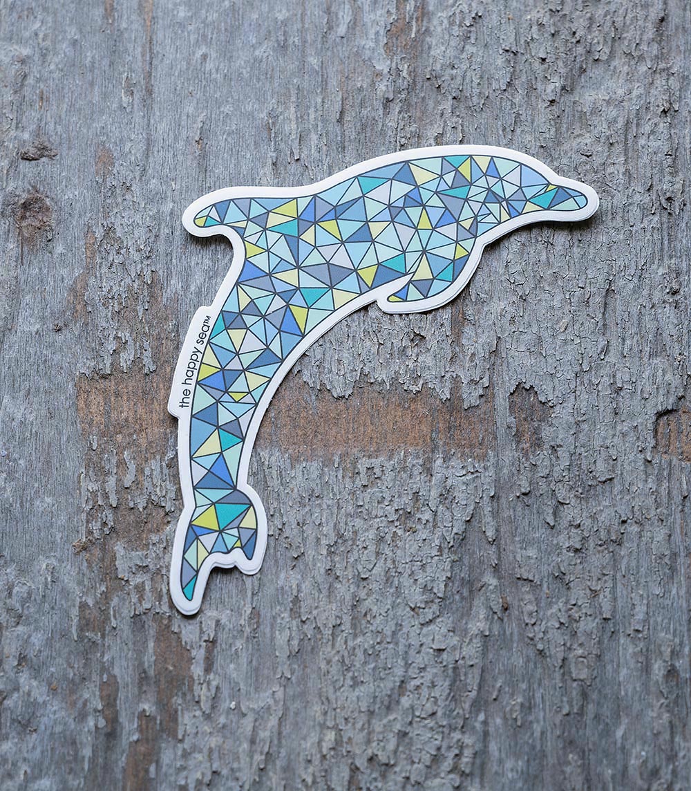 The Happy Sea Dolphin Sticker