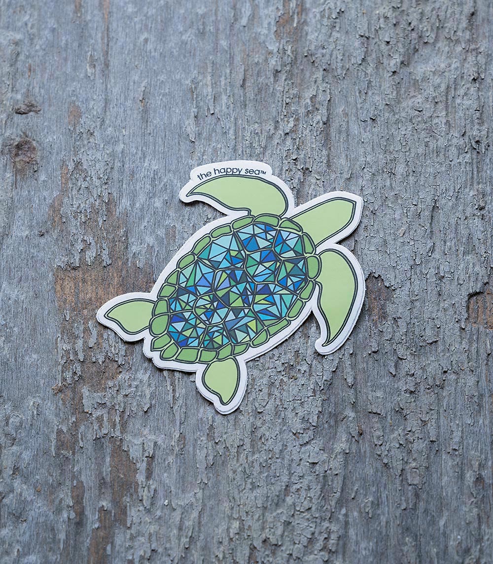 Sea Turtle Sticker by The Happy Sea