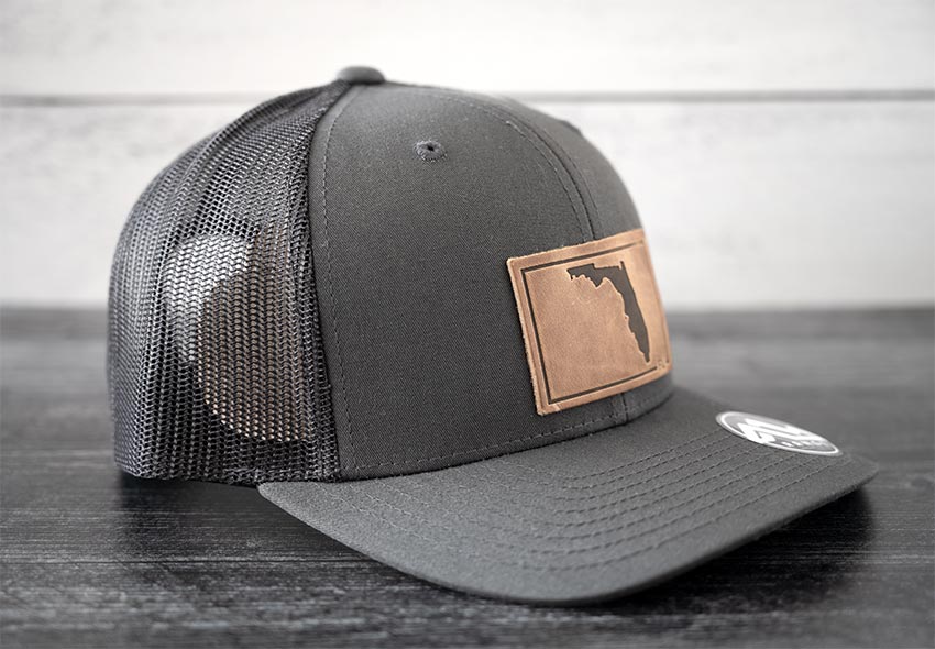 hats-range-leather-charcoal-state-of-florida-leather-patch-hat-angle-view-2