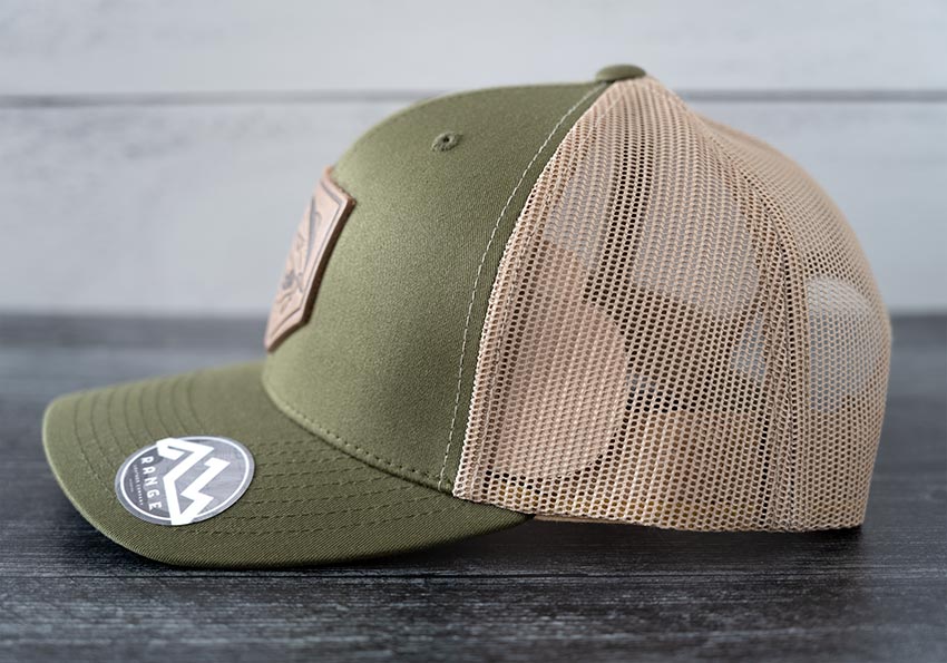 hats-range-leather-moss-khaki-american-trout-leather-patch-hat-side-view-2
