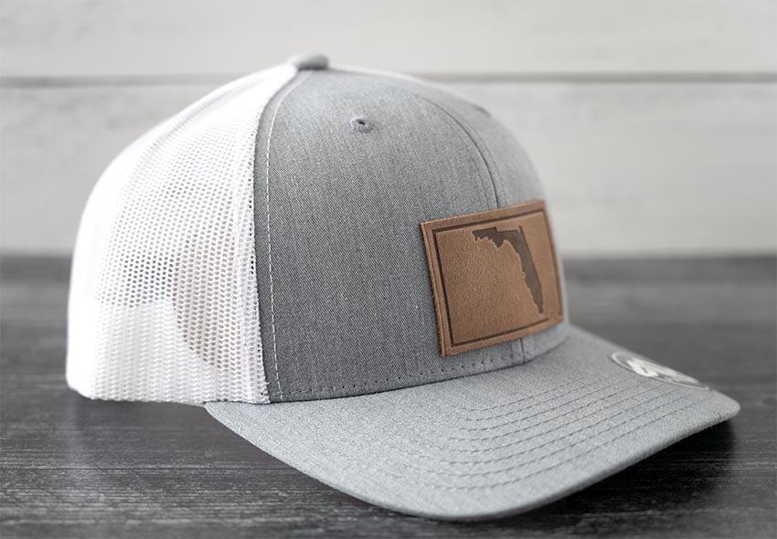 hats-range-leather-white-gray-state-of-florida-leather-patch-hat-angle-view-2