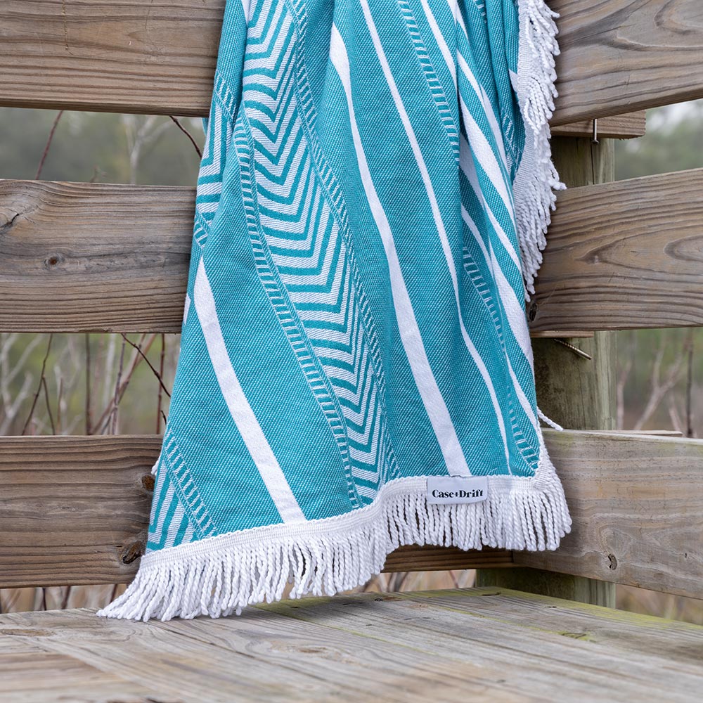 The Teal Turkish Octavia Towel by Case_Drift
