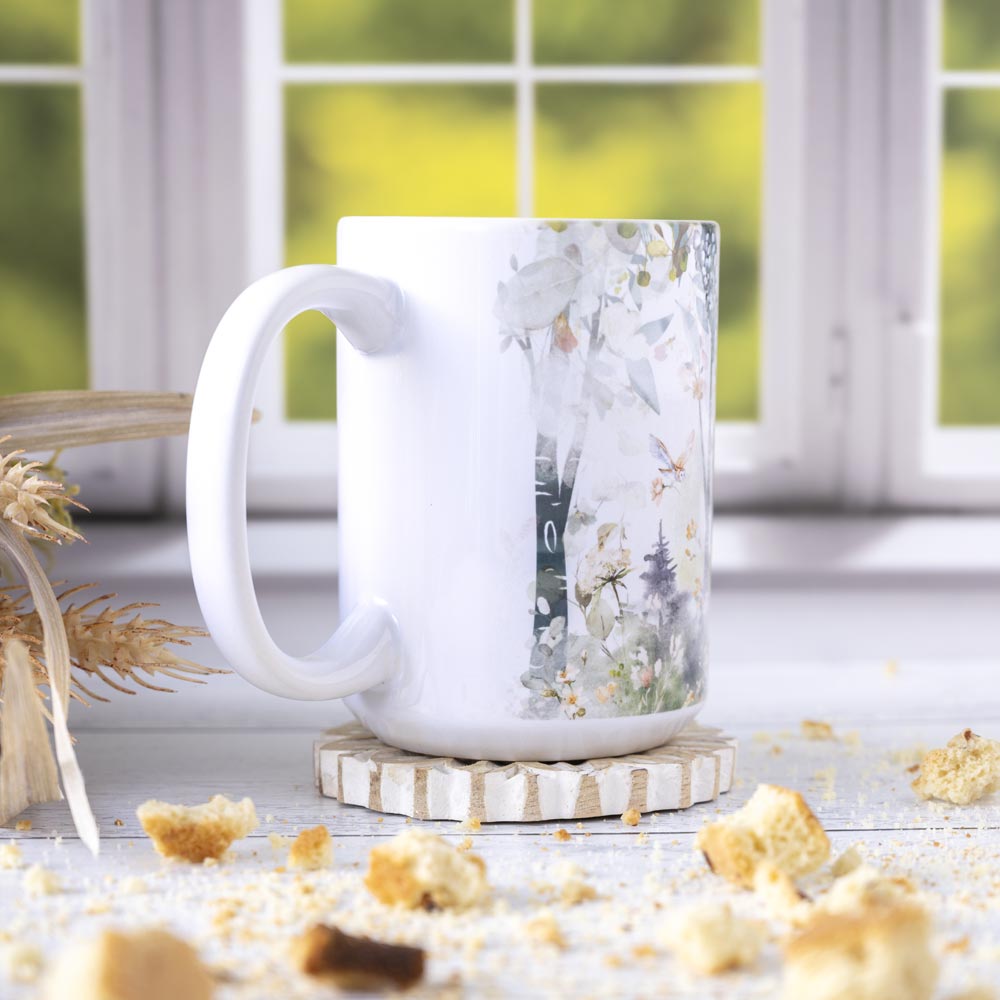 Right Angle View of the Florae & Snow Flower Forest Mug