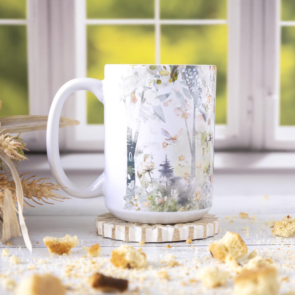 Right View of the Florae & Snow Flower Forest Mug