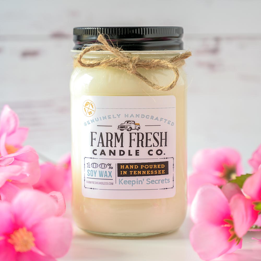 The Keepin’ Secrets Spring Candle by Farm Fresh Candle Co